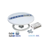 Satellite, DVBT antennák, Router