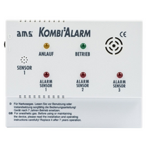 Kombialarm gázriasztó beköthető 12v-ra, CO, propan, butan, metan