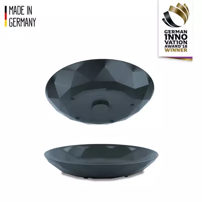 Silwy mágneses műanyag tányér szürke 