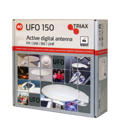 Triax DVBT ufo antenna+tápfeladó